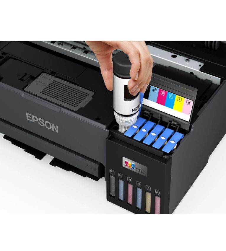 Imprimante Epson L8050 pour les Photo et cartes PVC, Recharge d'encre facile, impression sans fil, numérisation haute résolution, Impression Économique De Plus de 10 000 Pages